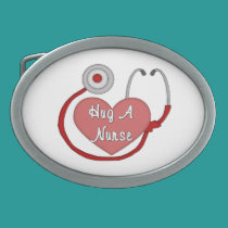 Hug A Nurse belt buckles