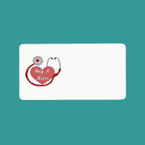 Hug A Nurse labels