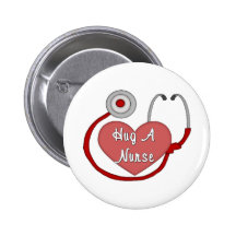 Hug A Nurse Pin