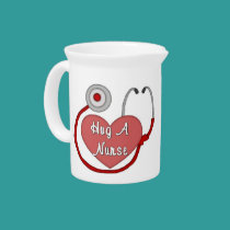 Hug A Nurse pitchers