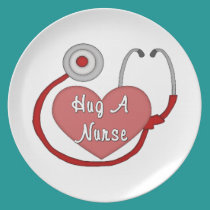 Hug A Nurse plates