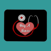 Hug A Nurse magnets