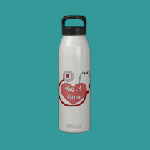 Hug A Nurse water bottles