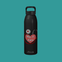 Hug A Nurse water bottles