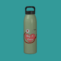 Hug A Nurse water bottles