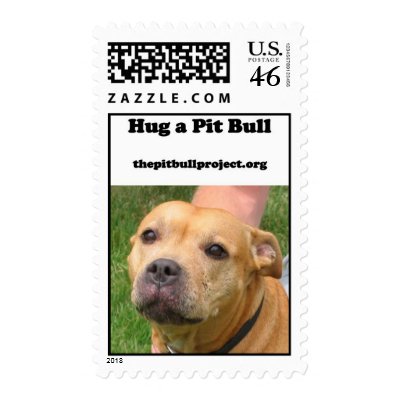 hug a pit bull stamps by gracie111