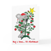 hug a tree card