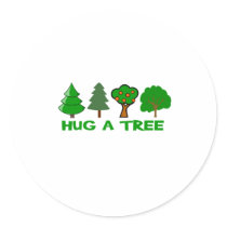Hug a Tree stickers by bartstshirts Hug a Tree stickers