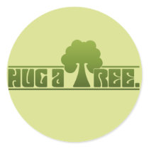 Hug a Tree stickers