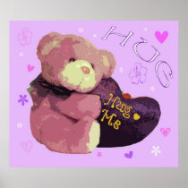 HUG BEAR POSTERS
