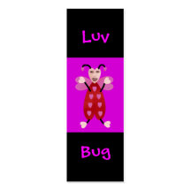 Hug Bug Mini Bookmarks Business Cards