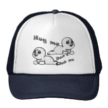 Hug, don't Club trucker Hat hats