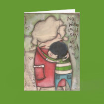 Hug - Greeting Card cards