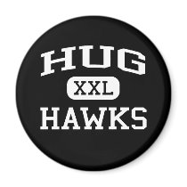Hug - Hawks - Hug High School - Reno Nevada magnets by customteamsportswear Hug - Hawks - Hug High School - Reno Nevada magnets