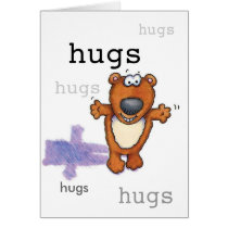 hug, hugs, hugs, hugs, hugs, hugs cards