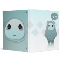 hug me ghost bear notebook binders by dooni_notebooks hug me ghost bear notebook binders