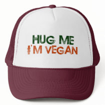 Hug Me I'M Vegan Mesh Hats