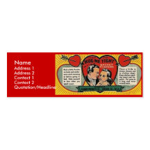 hug me tight sachet powder proflie card business card