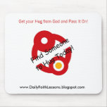 Hug Someone Mouse Mat