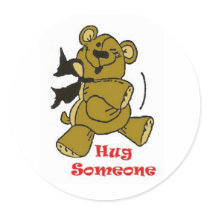 Hug Someone stickers