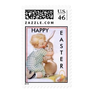 Hug The Easter Bunny stamp