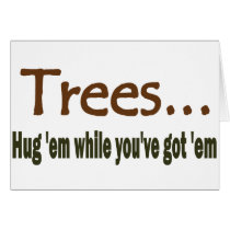 Hug Trees Cards