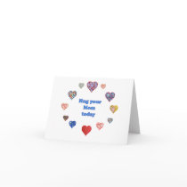 Hug Your Mom Cards