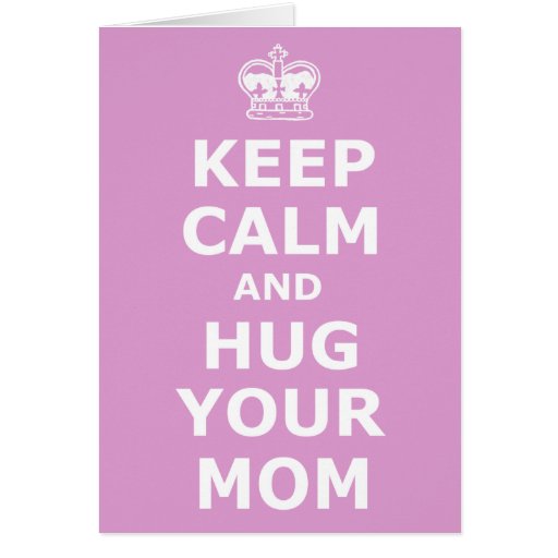 Hug your mom mother's day cards