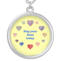 Hug Your Mom Custom Necklace