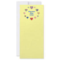 Hug Your Mom Customized Rack Card