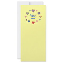 Hug Your Mom Personalized Rack Card