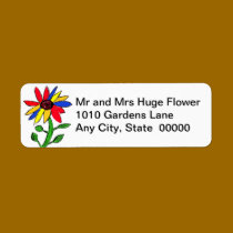 Huge Flower labels