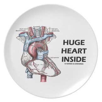 Huge Heart Inside (Anatomical Heart) Plate