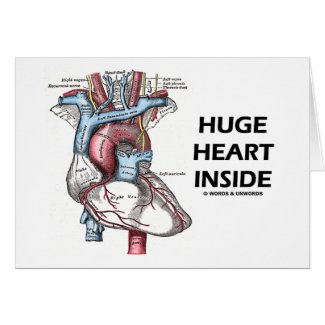 Huge Heart Inside Greeting Card