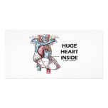Huge Heart Inside Photo Card Template
