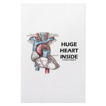 Huge Heart Inside Stationery Paper