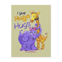 Huge Hugs postcards