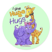 Huge Hugs stickers