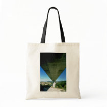 Huge motorway viaduct near Bern, Switzerland Canvas Bag