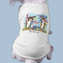 Huge Paint Mess Corgi pet clothing by MenagerieMayhem Huge Paint Mess Corgi pet clothing