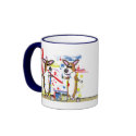 Huge Paint Mess Corgi Mug