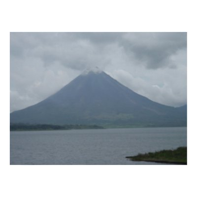 Huge Picture of a Volcano in Costa Rica! Print by cowdencraig