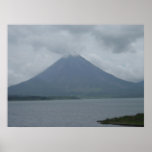 Huge Picture of a Volcano in Costa Rica! posters