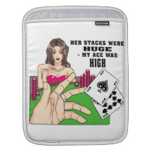 Huge Poker Stacks iPad Sleeves