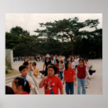 huge poster print Korea kids family