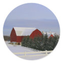 Huge Red Barn Stickers by shellmart Huge Red Barn Stickers