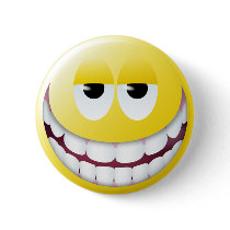 Huge Smile Smiley Face Pins