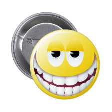 Huge Smile Smiley Face Pins
