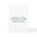 Huge Stimulus Package cards