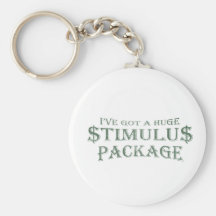 Huge Stimulus Package Key Chain